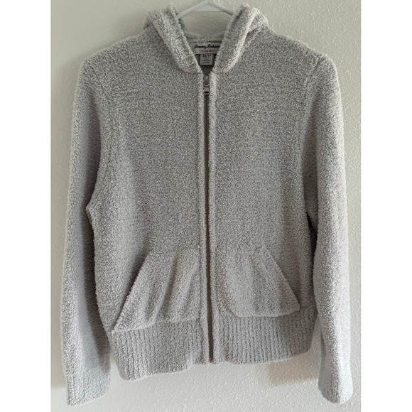 Tommy Bahama Sweatshirt Womens XS Gray Island Soft Cozy Beachy Coastal Tropical - Picture 1 of 8